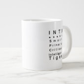 Die Adorable Specialty-Tasse des INTJ Personality Jumbo-Tasse (Vorderseite Rechts)