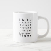 Die Adorable Specialty-Tasse des INTJ Personality  Jumbo-Tasse (Rechts)