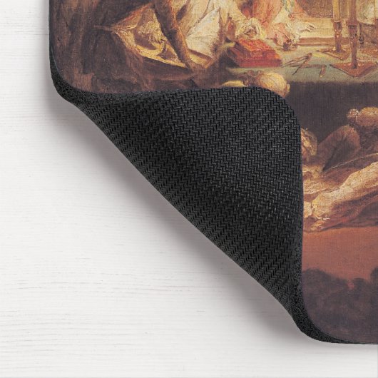 Die Affe-Freimaurer Mousepad (Ecke)