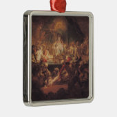 Die Affe-Freimaurer Silbernes Ornament (Rechts)