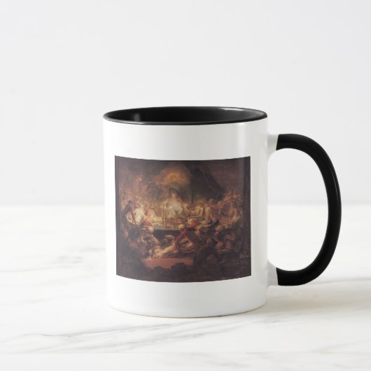 Die Affe-Freimaurer Tasse (Rechts)