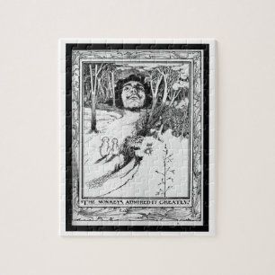 Die Affen bewunderten es großartig Puzzle