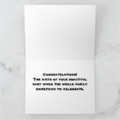 Die Affen-Familien-Karte Karte (Innenseite)