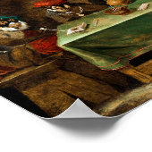 Die Affengruppe Tabakrauchen Poster (Ecke)