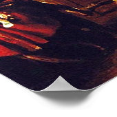 Die Affenmalerin Poster (Ecke)