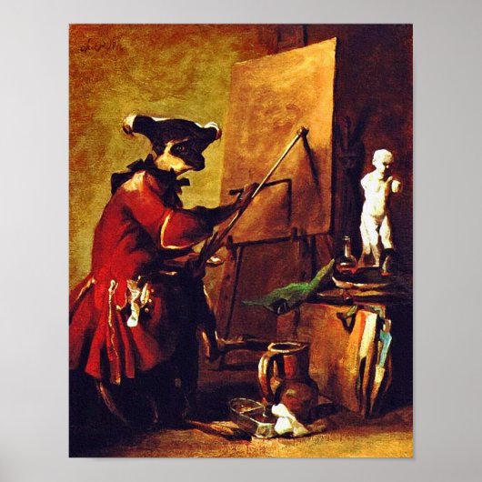 Die Affenmalerin Poster (Vorne)