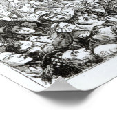 Die Affray in der Hohen Kirche, Edinburgh Poster (Ecke)