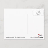Die afrikanische Flut auf der Postkarte (Rückseite)