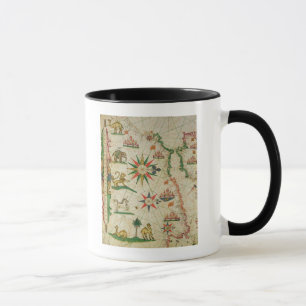Die afrikanische Nordküste, von einem Seeatlas Tasse