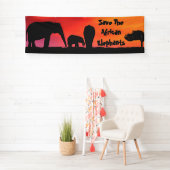 Die afrikanischen Elefanten gerettet Banner (Insitu)