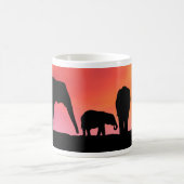 Die afrikanischen Elefanten gerettet Kaffeetasse (Mittel)