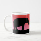 Die afrikanischen Elefanten gerettet Kaffeetasse (Links)