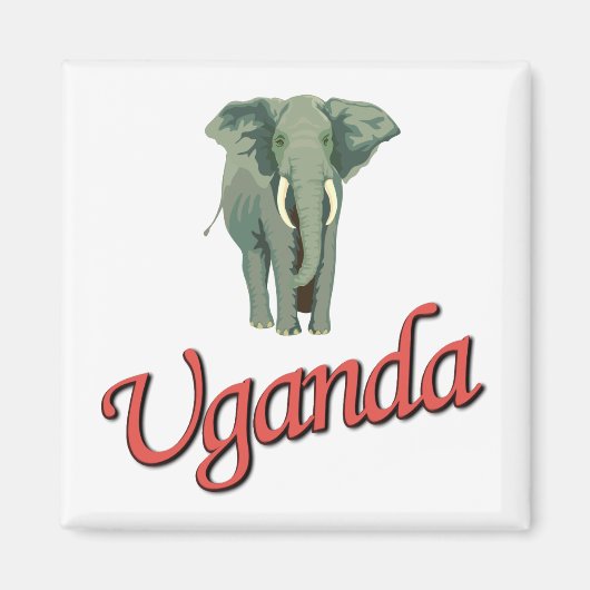 Die afrikanischen Elefantenmagnete Magnet (Vorne)