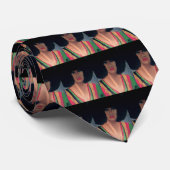 DIE AFRO-Krawatte DER "70ER" Krawatte (Gerollt)