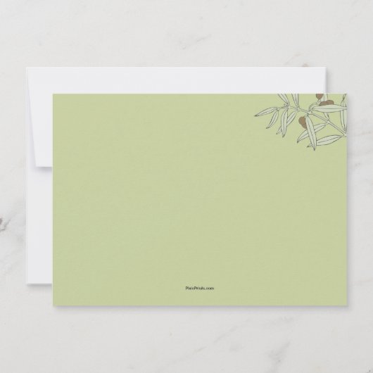 Die Ägäis Save the Date einladen (Rückseite)