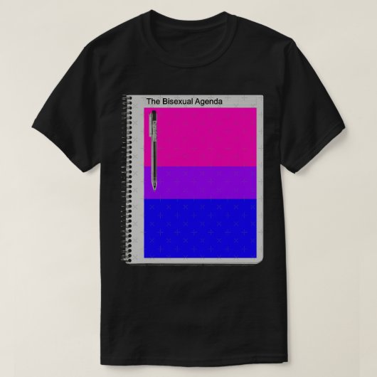 Die Agenda von Bi T-Shirt (Design vorne)
