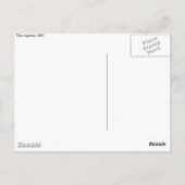 Die Agentur Postcard Postkarte (Rückseite)