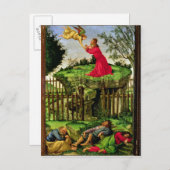 Die Agonie im Garten, um 1500 Postkarte (Vorne/Hinten)
