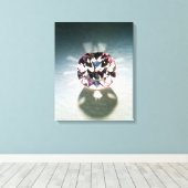 Die Agra Diamond Leinwanddruck (Insitu (Holzboden))