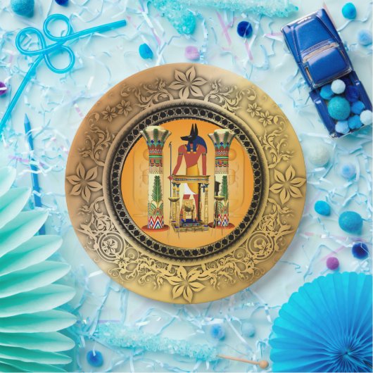 Die Ägypten-Gott anubis Pappteller (Party)