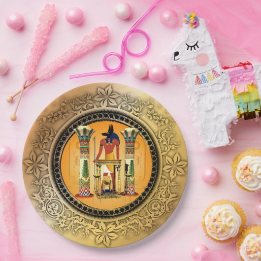 Die Ägypten-Gott anubis Pappteller (Party)