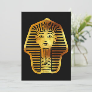 Die ägyptische Goldene Tutanchamun-Maske Dankeskarte