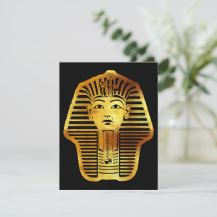 Die ägyptische goldene Tutanchamun-Maske Feiertagskarte