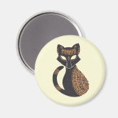 Die ägyptische Katze Magnet (Vorderseite/Rückseite)