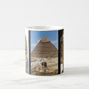 Die ägyptische Pyramide und die Pharaonen Kaffeetasse