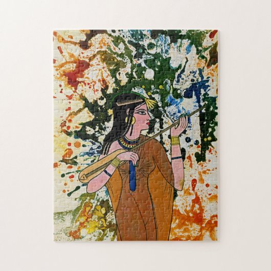 Die ägyptische Verzauberung von Michael Moffa Puzzle (Vertikal)