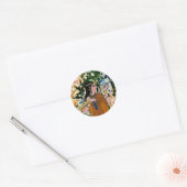 Die ägyptische Verzauberung von Michael Moffa Runder Aufkleber (Umschlag)