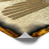 Die ägyptische Volkskunst Poster (Ecke)