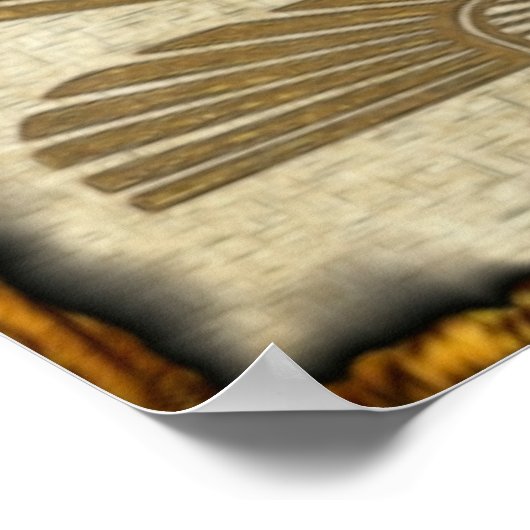 Die ägyptische Volkskunst Poster (Ecke)