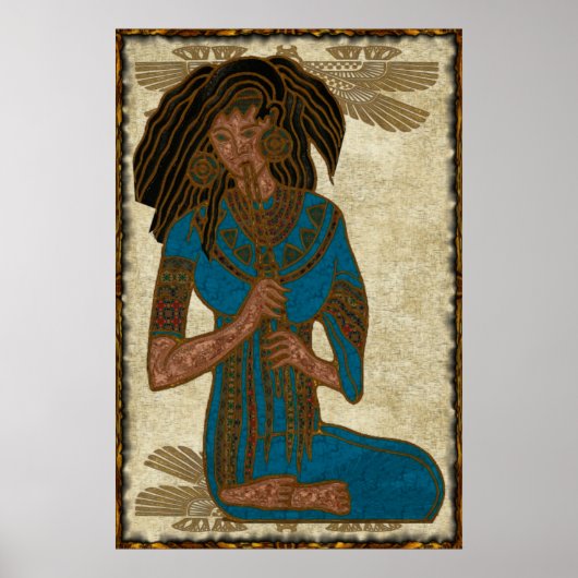 Die ägyptische Volkskunst Poster (Vorne)