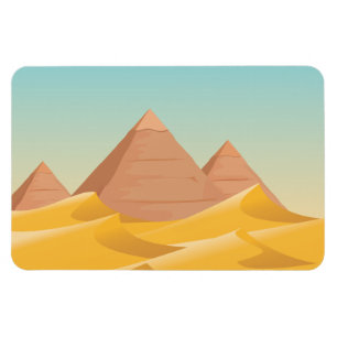 Die ägyptischen Pyramiden sind uralte Pyramiden Magnet