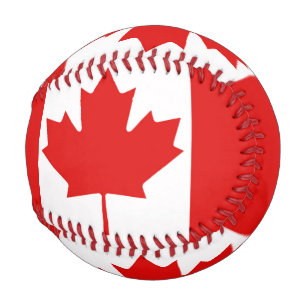 Die Ahornleaf-Flagge Kanadas Baseball