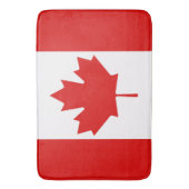 Die Ahornleaf-Flagge Kanadas groß Badematte (Vorderseite Vertikal)