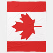 Die Ahornleaf-Flagge Kanadas groß Fleecedecke (Vorderseite)