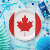 Die Ahornleaf-Flagge Kanadas Pappteller (Party)