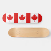 Die Ahornleaf-Flagge Kanadas Skateboard (Horizontal)