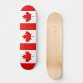 Die Ahornleaf-Flagge Kanadas Skateboard (Vorderseite)