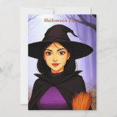 Die AI Friendly Hexe Einladung (Vorderseite)