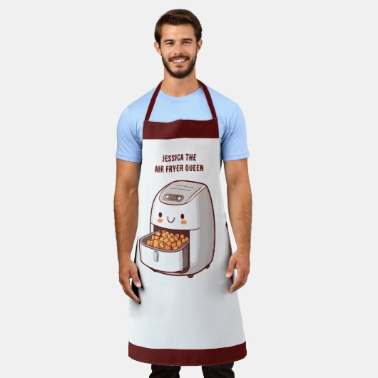 Die Air Fryer Queen Schürze (Getragen)
