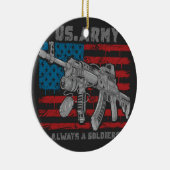 DIE AK47-MASCHINE-GUN KERAMIK ORNAMENT (Rechts)