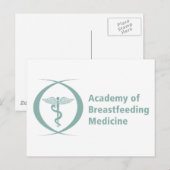 Die Akademie für Stillen Postkarte (Vorne/Hinten)