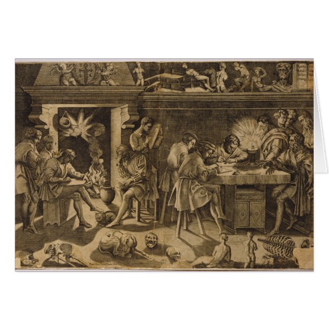 Die Akademie von Baccio Bandinelli, 1547 (Vorderseite (Horizontal))