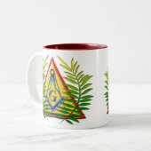 Die Akazie Zweifarbige Tasse (Vorderseite Links)