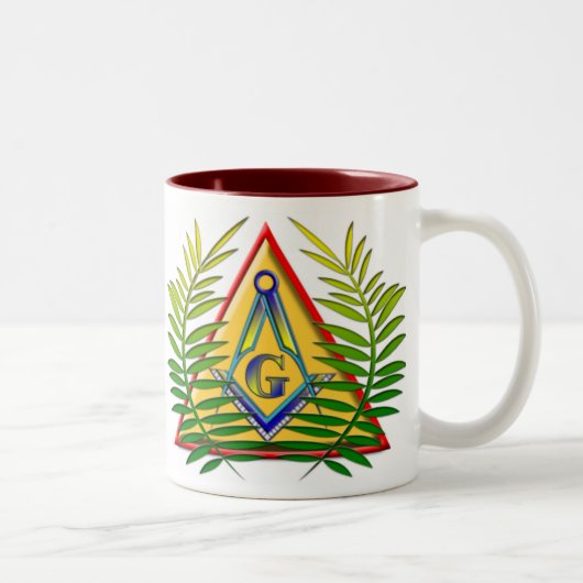 Die Akazie Zweifarbige Tasse (Rechts)