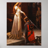 Die Akkolade Edmund Blair Leighton Poster (Vorne)