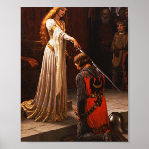 Die Akkolade Edmund Blair Leighton Poster